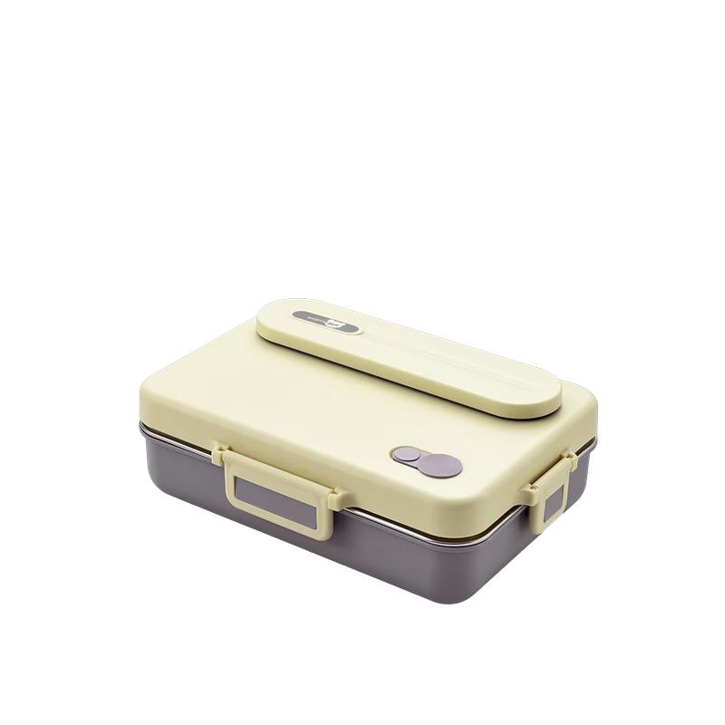 WORTHBUY 304 Stainless Steel Insulated Divided Lunch Box