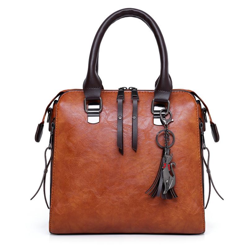 2025 Cross-Border E-commerce Fashion: European & American Retro Women's Crossbody & Shoulder Bag Set