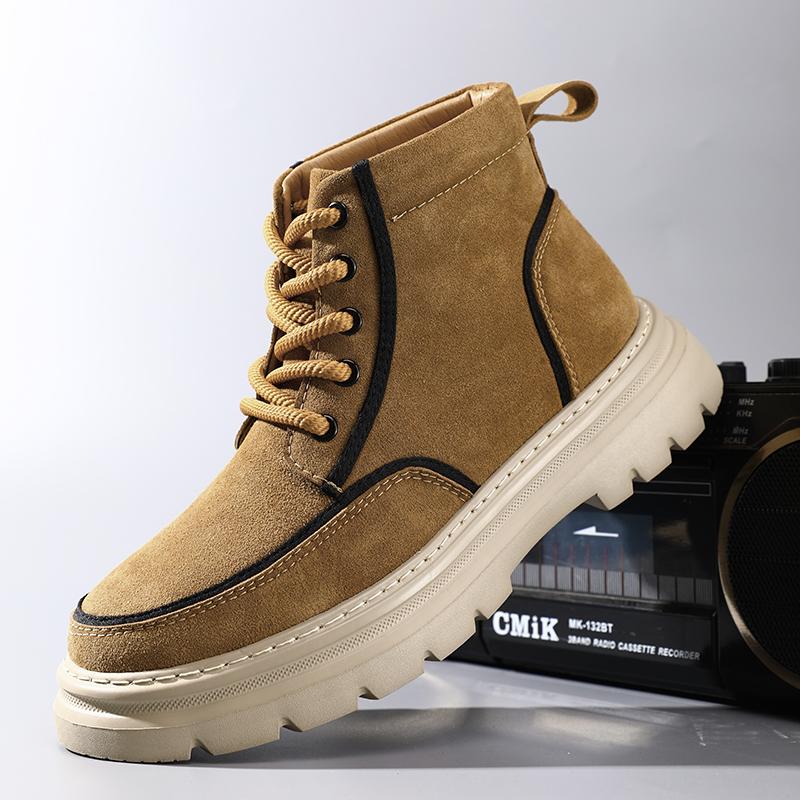 Men's Ankle Boots Short Boots Retro Tooling Boots Casual Shoes