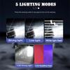 Powerful Led Headlamp Motion Sensor Headlight 18650 Rechargeable Cob Head Flashlights High Power Head Lamp Fishing Headlight