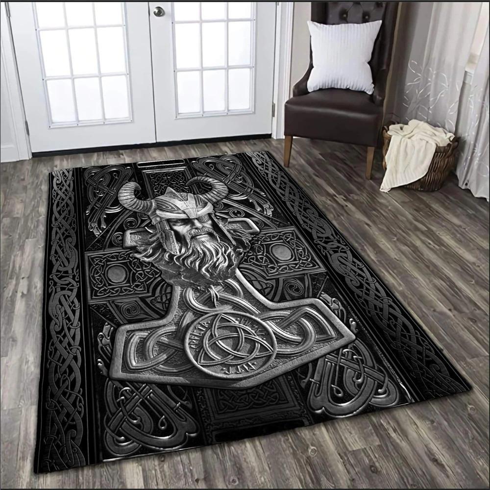3D Viking Fashion Large Carpet Rug for Home Living Room Bedroom Sofa Doormat Decor Kids Play Area Rug Carpet Non-slip Floor Mat