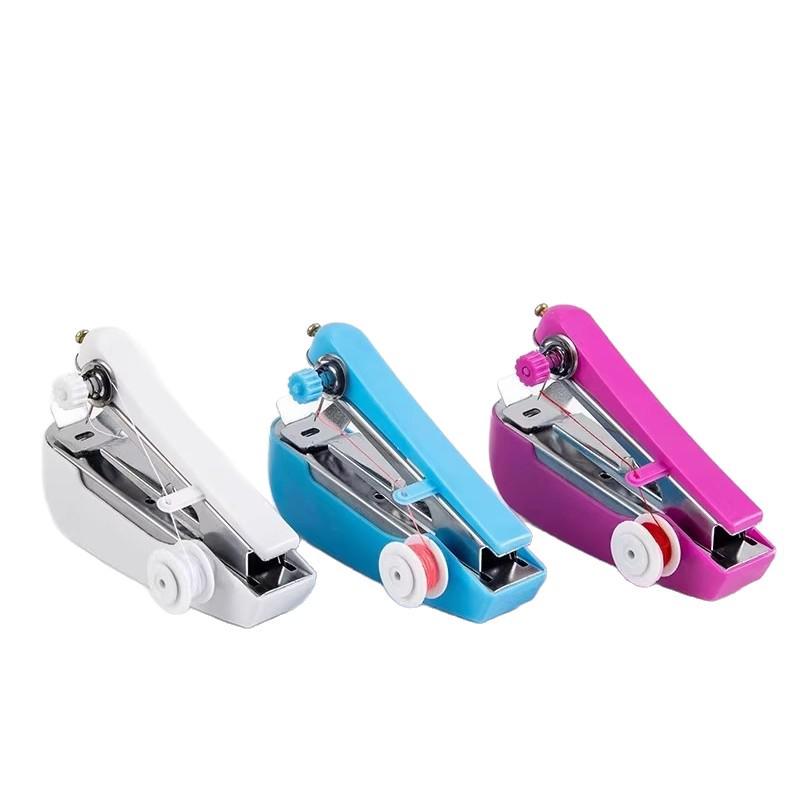 Compact Handheld Sewing Machine: Portable, Versatile, Manual Stitcher for Simple Sewing Tasks