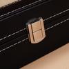 Watch Box Watch Organizer With Lock Removable Pillows Synthetic Leather Storage Case For Men Travel Gifts
