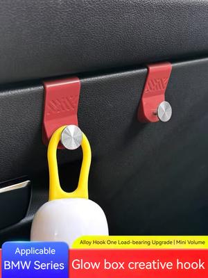 Per BMW Serie 3 5 X3 X5 G45 G01 G05 G20 G30 G60 gancio in lega di alluminio per auto Gancio portaoggetti per sacchetti della spesa Accessori interni per auto