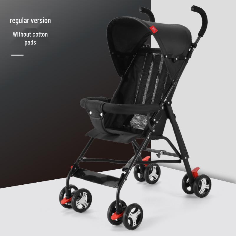 Lightweight Folding Umbrella Stroller with Reclining Seat for Babies and Toddlers