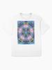 Pentangle Pastel Shades Multicolored Kaleidoscope Pentangle Pattern 8 Oversized T-Shirt