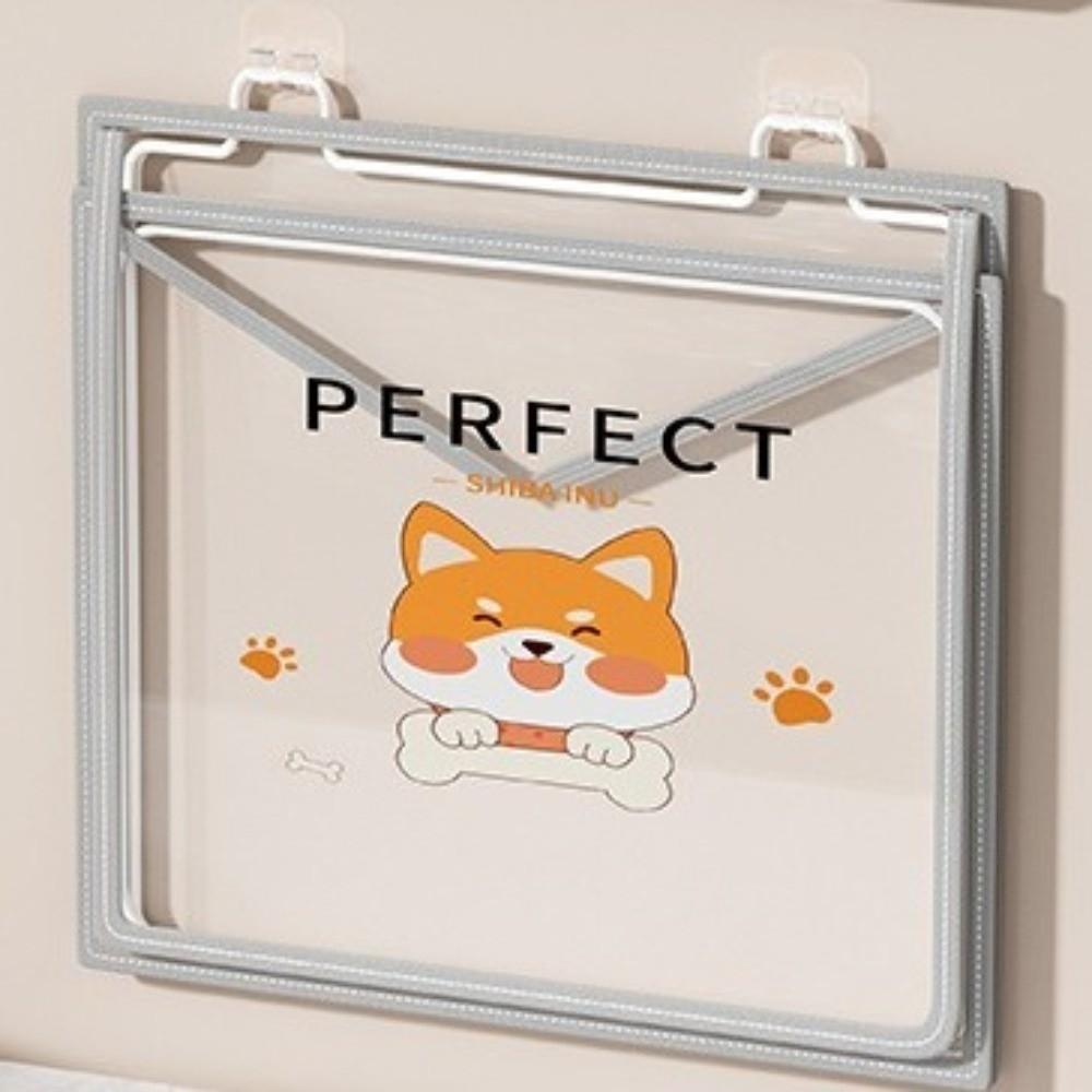 Moisture-proof Bathroom Storage Bag Transparent Folding Storage Bag Waterproof Shelf  Bathroom