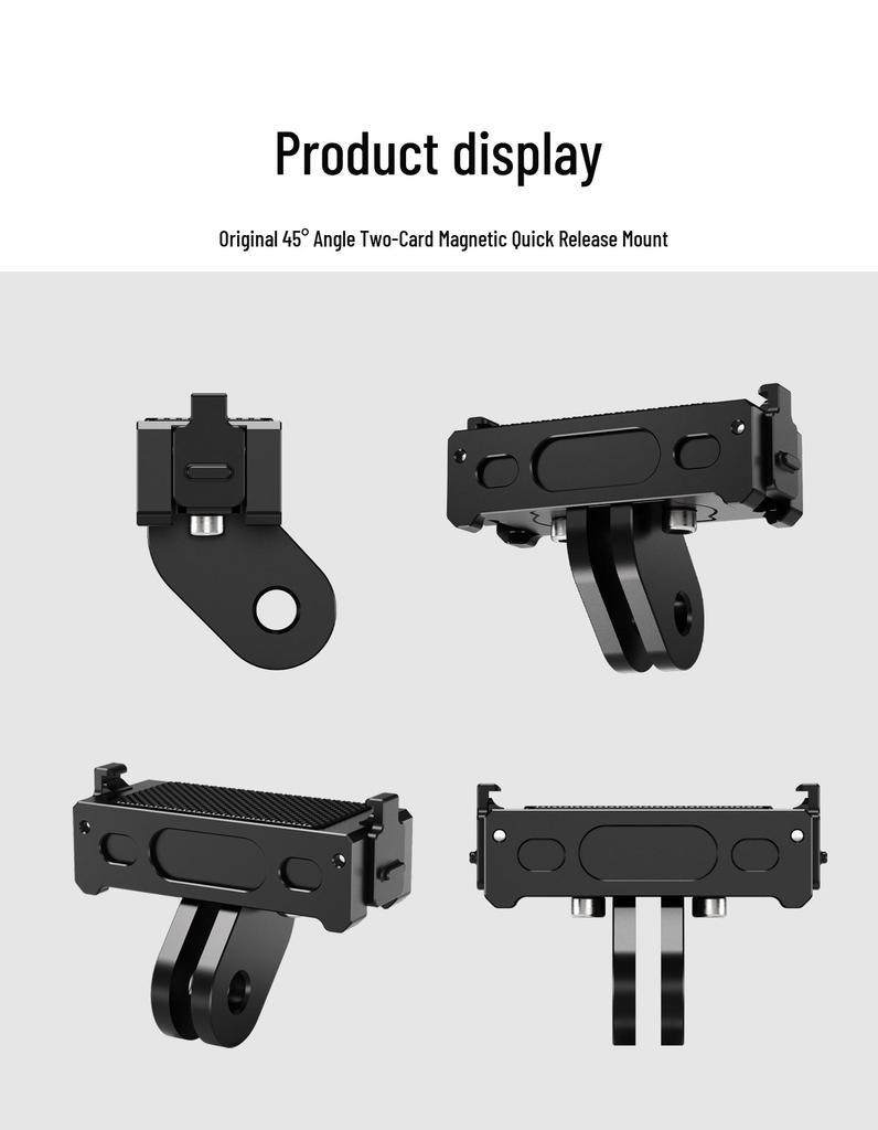 Insta360 GO Ultra Magnetic Quick-Release Metal Base & Dual-Interface Adapter.