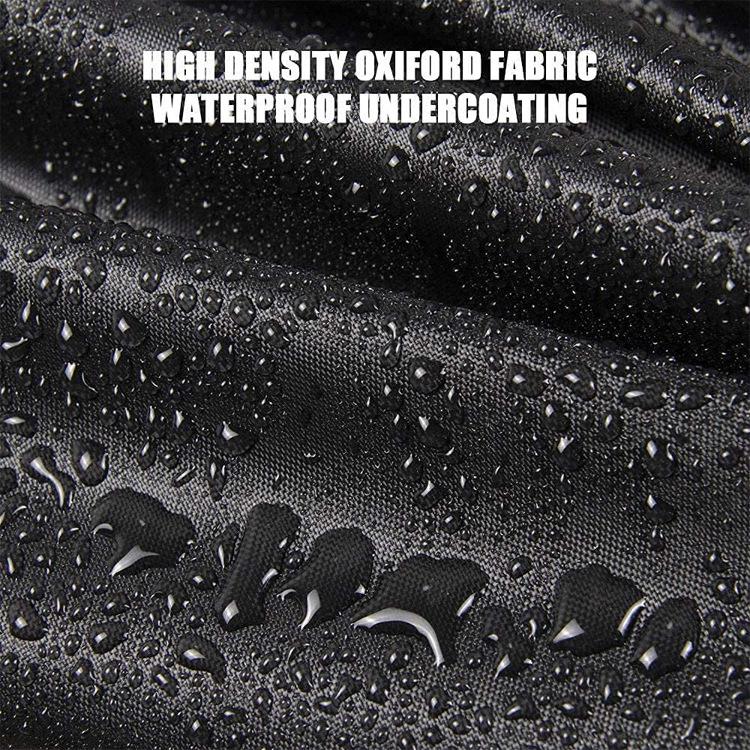 Waterproof Black 210D Oxford Cloth Outdoor Small Fire Pit Dust Cover