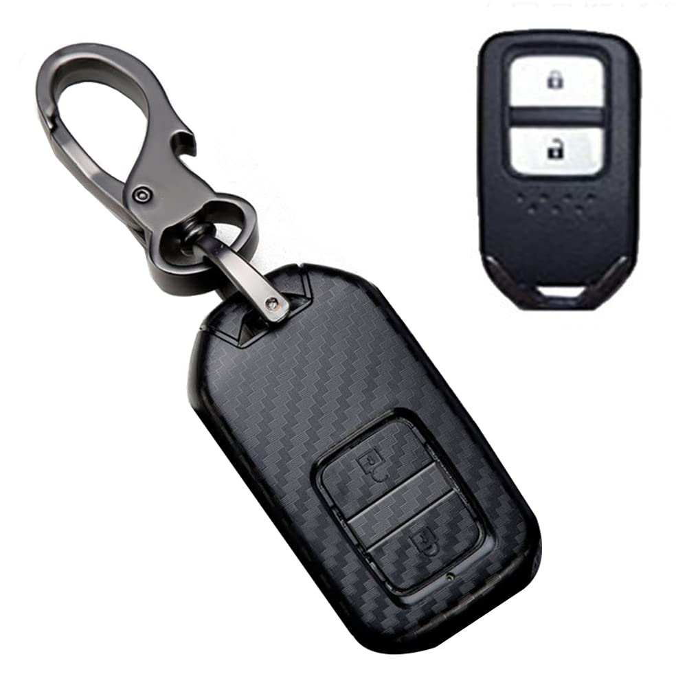 

[LETINGFAR] Key Case for Honda Smart Key Case Key Cover HD-MS-BLACK-12-H-9-A чёрный