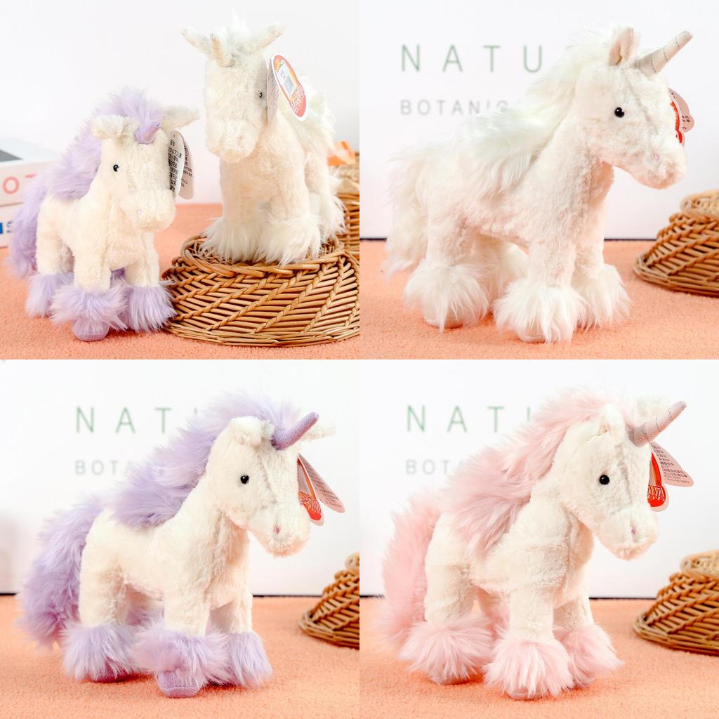 Unicorn Plush Toy With Pp Cotton Filling For Girls Kids Bedroom Decor