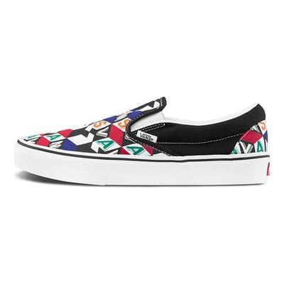 Zapatillas de Skate Slip-On de Lona Absorbentes de Impactos Duraderas Ligeras Transpirables de Caña Baja Unisex Zapatillas Coloridas VN0A33TB42X