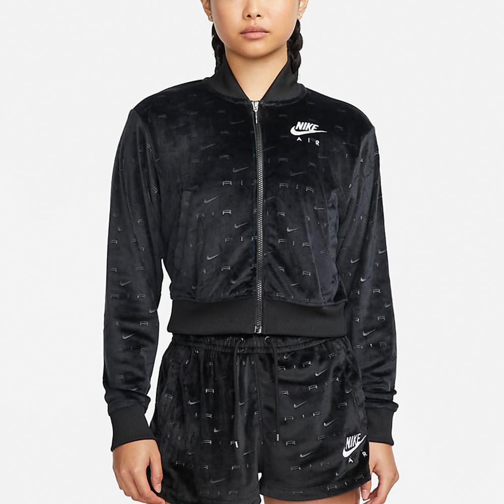 Nike Casual Loose Short Jacket Women Jackets Black DD5450-010