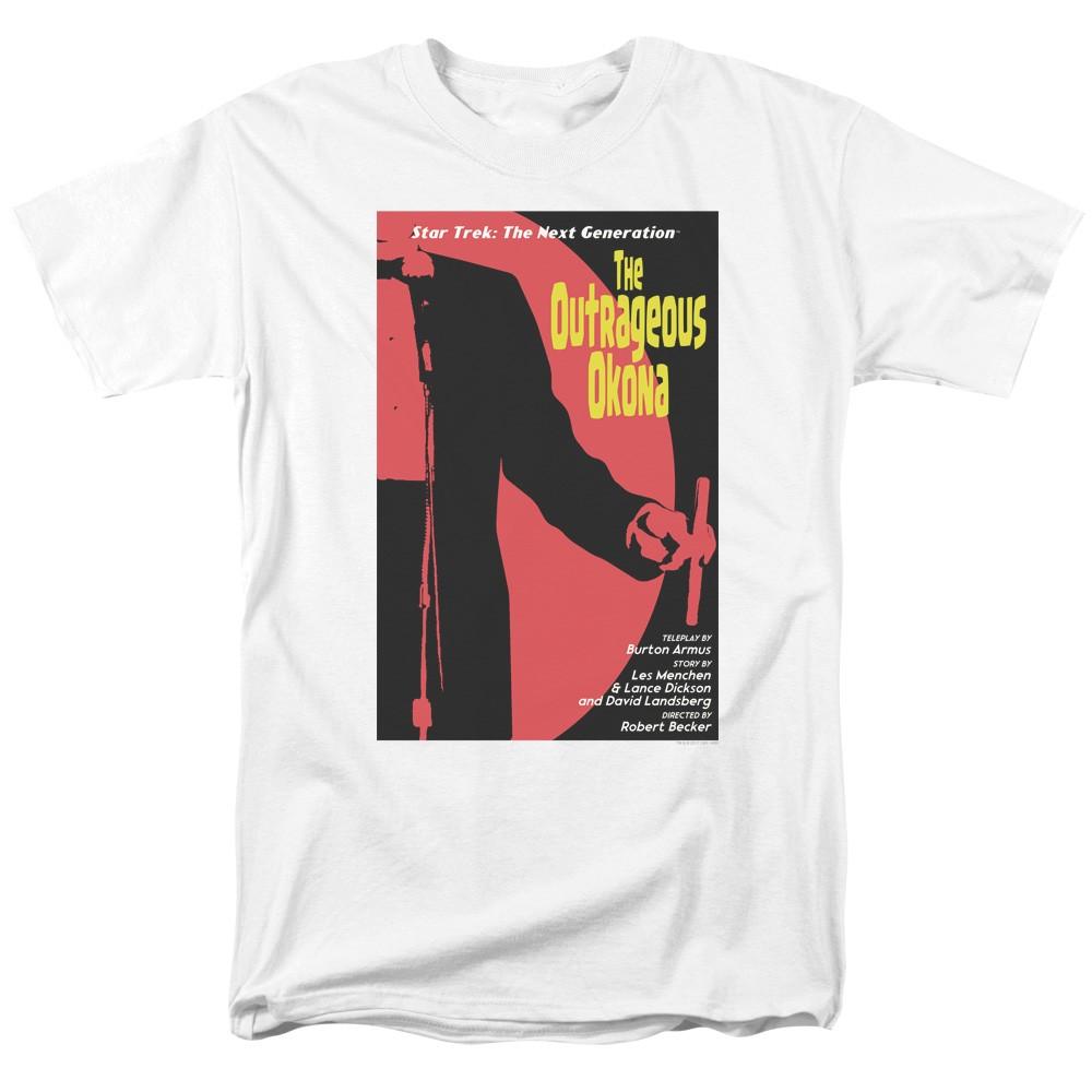 Star Trek - Tng Season 2 Episode 4 - Adult Unisex Short Sleeve T-Shirt - White 3XL