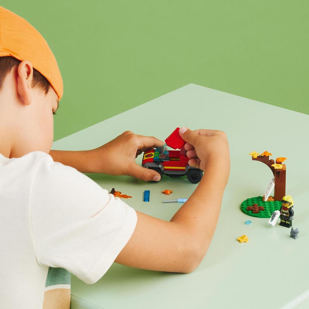 LEGO City Off-Road Fire Truck 60393, a Great Gift for Boys and Girls Ages 5 and Up.