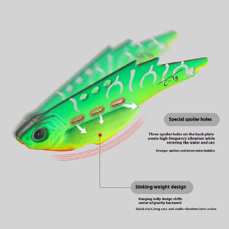7g 4.3cm Sinking Lures for Sea Trouts Fishing Baits Crankbait Artificial Single Hook Swimbait Fishing Lures Hard Baits