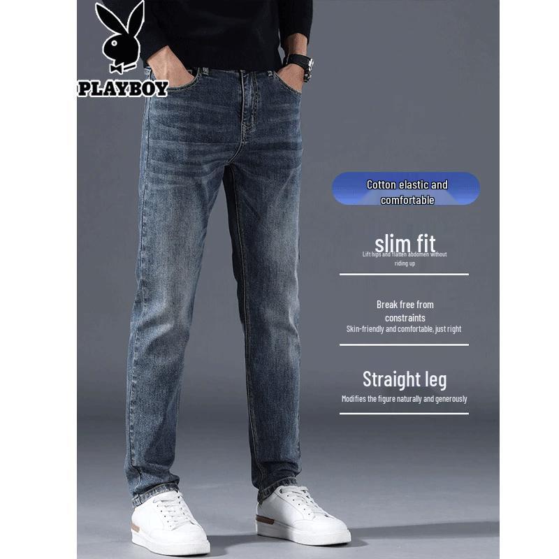 Playboy Premium Casual Straight-Leg Men's Jeans