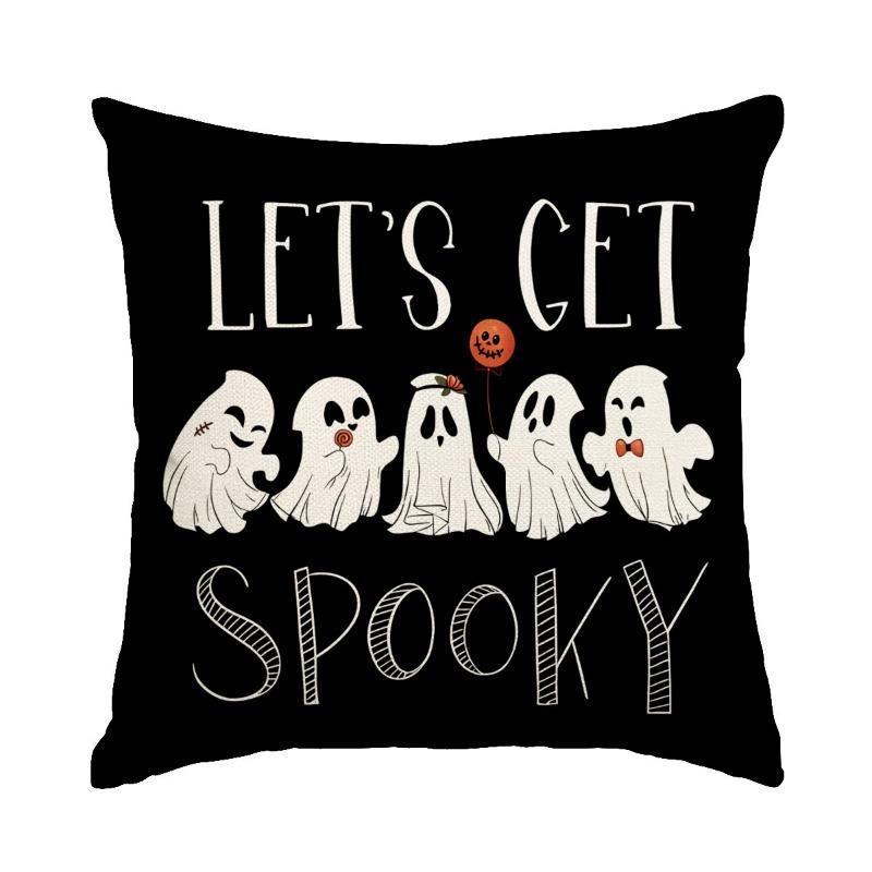 Halloween Pillow Cover Party Home Decoration Printed Pillowcase Holiday Pillowcase Back Cushion Cover