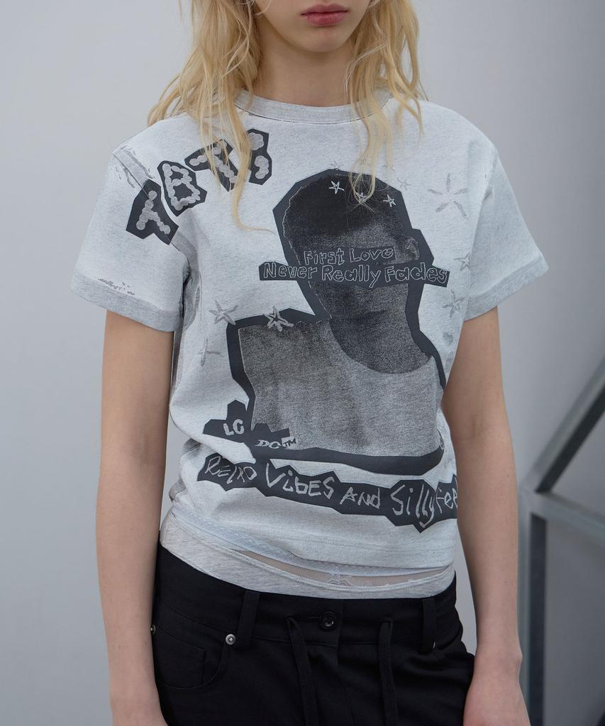 LCDC™ Printed T-Shirt (Melange Grey)