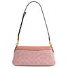 Coach Jet 11 Logo Coated Canvas And Calfskin Shoulder Bag Women Shoulder Bag Pink CBA83-B4YU2