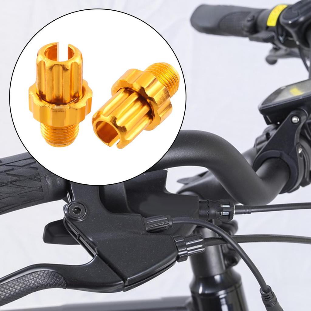 2 Pieces Bike Bicycle 10mm Brake Handle Lever Adjusting Screws Brake Cable Screw M10 Brake Lever Bolts Nuts for Mountain Bike