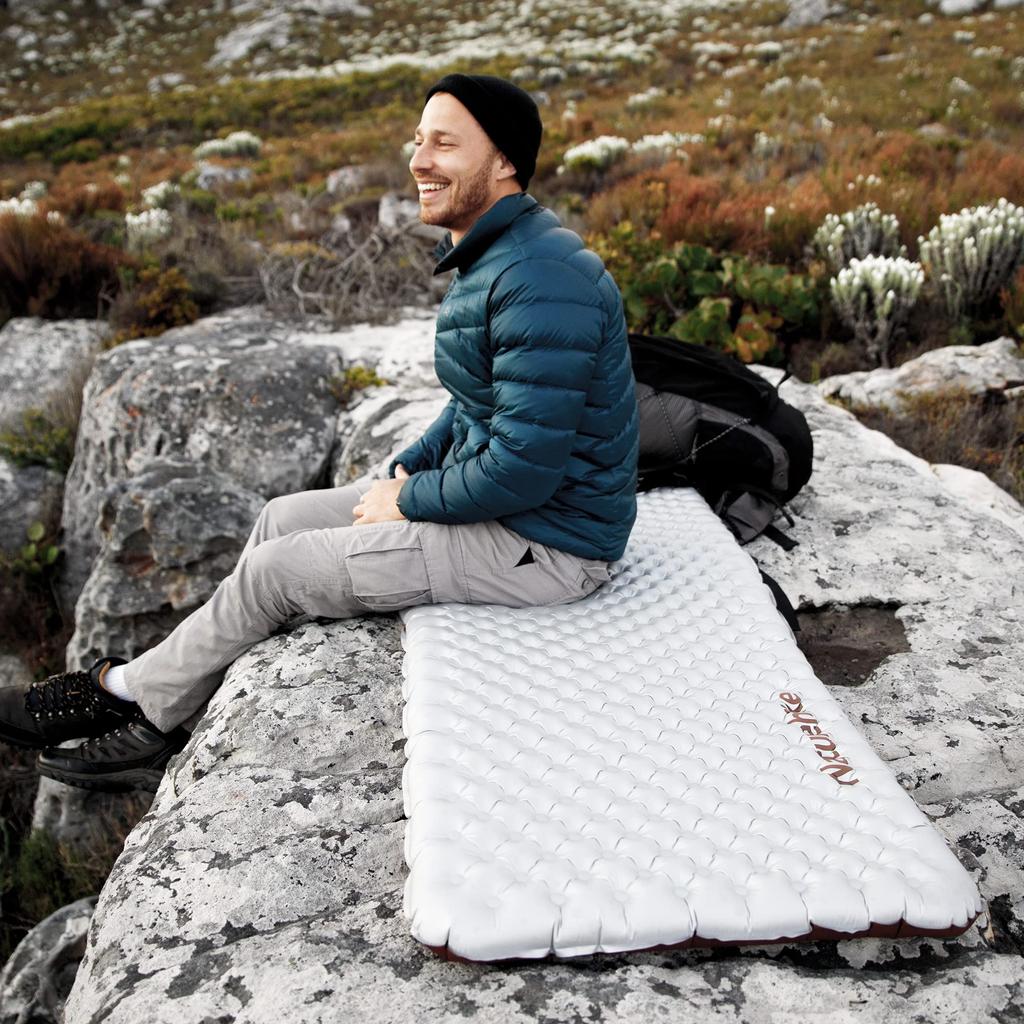 Naturehike Official High Tuye Air Mattress SGS Thick Inflatable Car Tent Emergency Storage Bag Included R-Value - Ultralight, Approx. 500g, R3.2~8.8,