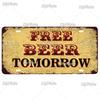 Bar Zeichen Nummernschild Bier Metall Zeichen Zinn Zeichen Vintage Dekor Zimmer Dekor Metall Plaque Mann Höhle Tiki Bar Zeichen wohnkultur
