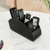5-slot Tray Remote Control Storage Box - Cosmetic Storage Box, Large-capacity Desktop Makeup Brush Holder