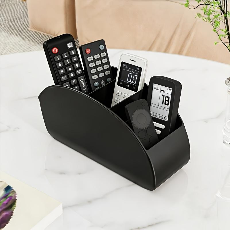 5-slot Tray Remote Control Storage Box - Cosmetic Storage Box, Large-capacity Desktop Makeup Brush Holder