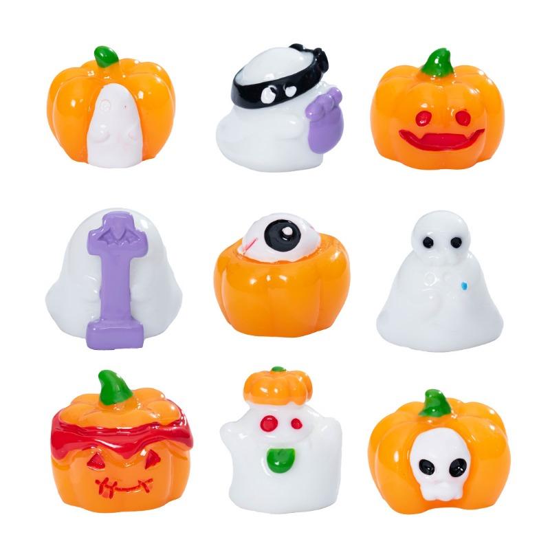 New Product Micro Landscape Halloween Pumpkin Ghost Imp DIY Decoration Accessories Mini Tabletop Ornaments