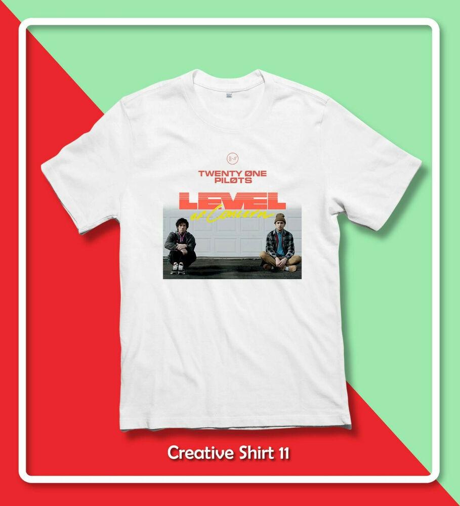 

Популярная футболка унисекс с логотипом Twenty One Pilots Level Of Concern Gildan