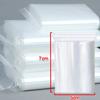 100-300Pcs Thicken Zipper Sealed Bags Clear Plastic Storage Bag for Small Jewelry Food Packing Reclosable Ziplock Sealing Bags