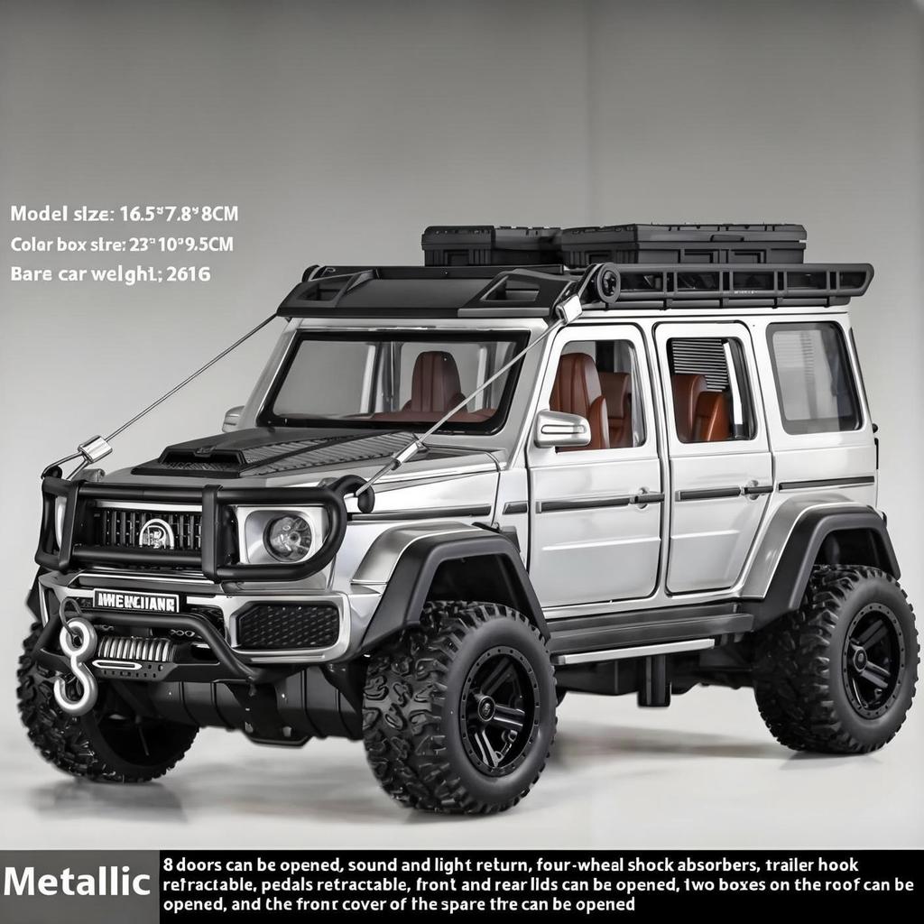 1:32 Mercedes Benz G550 Modificado 4x4 Off Road SUV Metal Liga Fundido Modelo de Carro Brinquedo Infantil Presentes de Aniversário Para Namorado