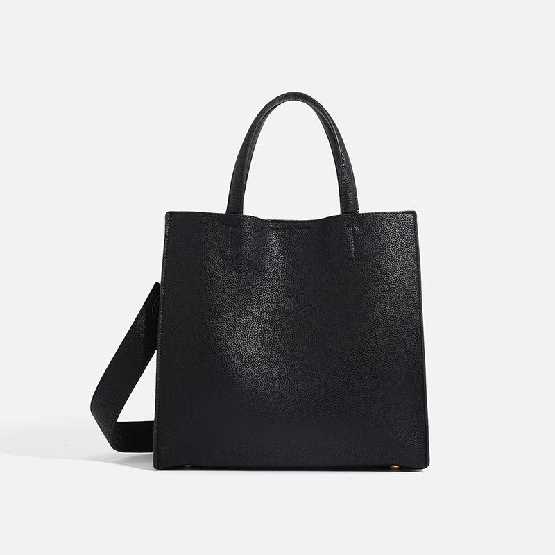 

Commuting Bag, Women s Large Capacity Leather Tote Bag, New Women s Bag, Hand-held Crossbody, Women s Briefcase чорний