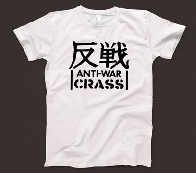 T-shirt Crass 610 Musique Anarcho Punk Anti-Guerre Japon Subhumans Conflict Discharge