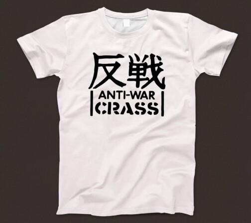 Футболка Crass 610 Music Анархо-панк Антивоенная Япония Subhumans Conflict Discharge M