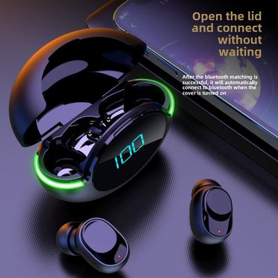 Nuevo auricular Bluetooth Y80 inalámbrico mini LED táctil digital con pantalla en la oreja