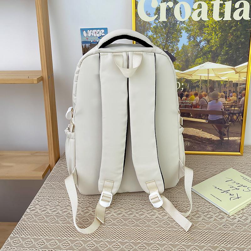 Student Backpack Junior Senior High School School Bag Large Capacity Couple Computer Backpack