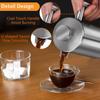 Cafetera de 350 ml/600 ml Cafetera de Prensa Francesa Acero Inoxidable Doble Pared Aislada Cafetera