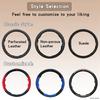 DIY Car Steering Wheel Cover 100% Fit For Toyota Avalon Camry Crown RAV4 Corolla 2018- Auto Interior Accessories
