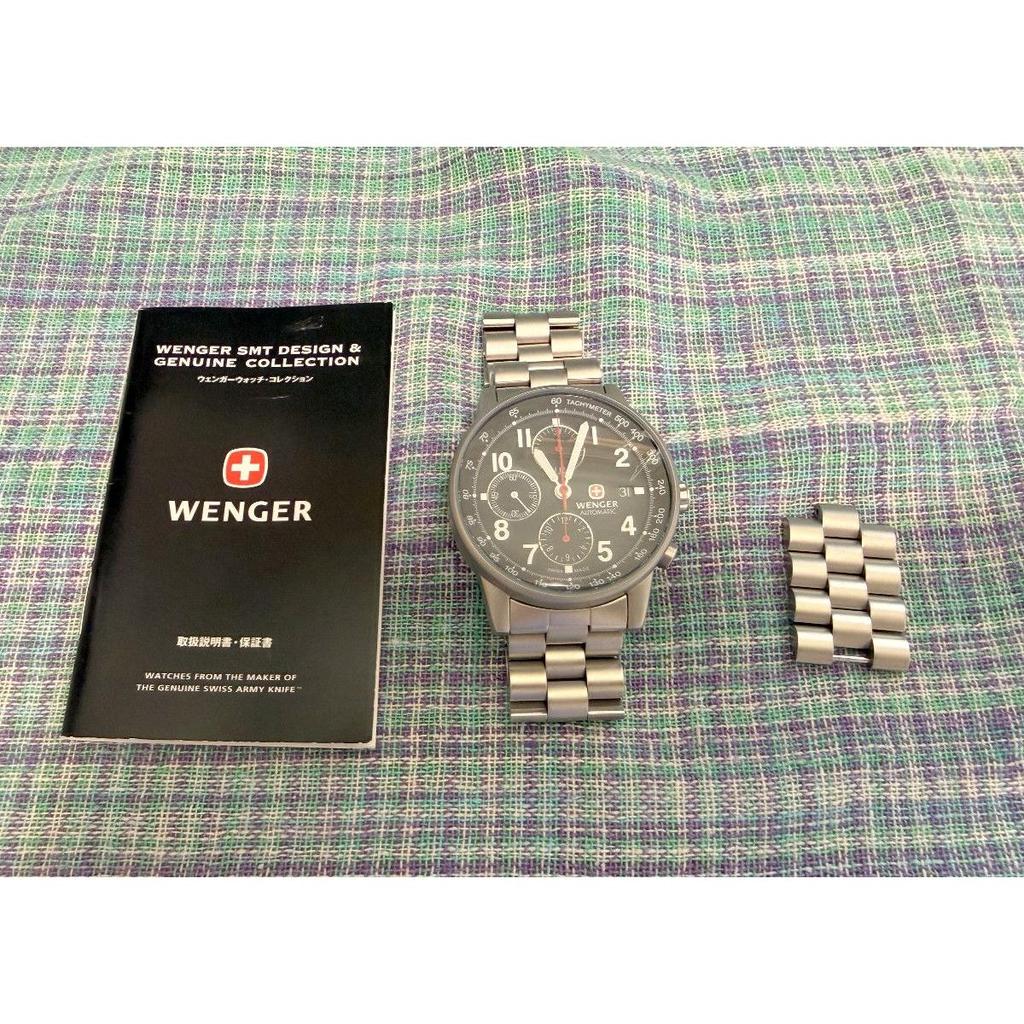 Used WENGER Wenger chronograph automatic winding