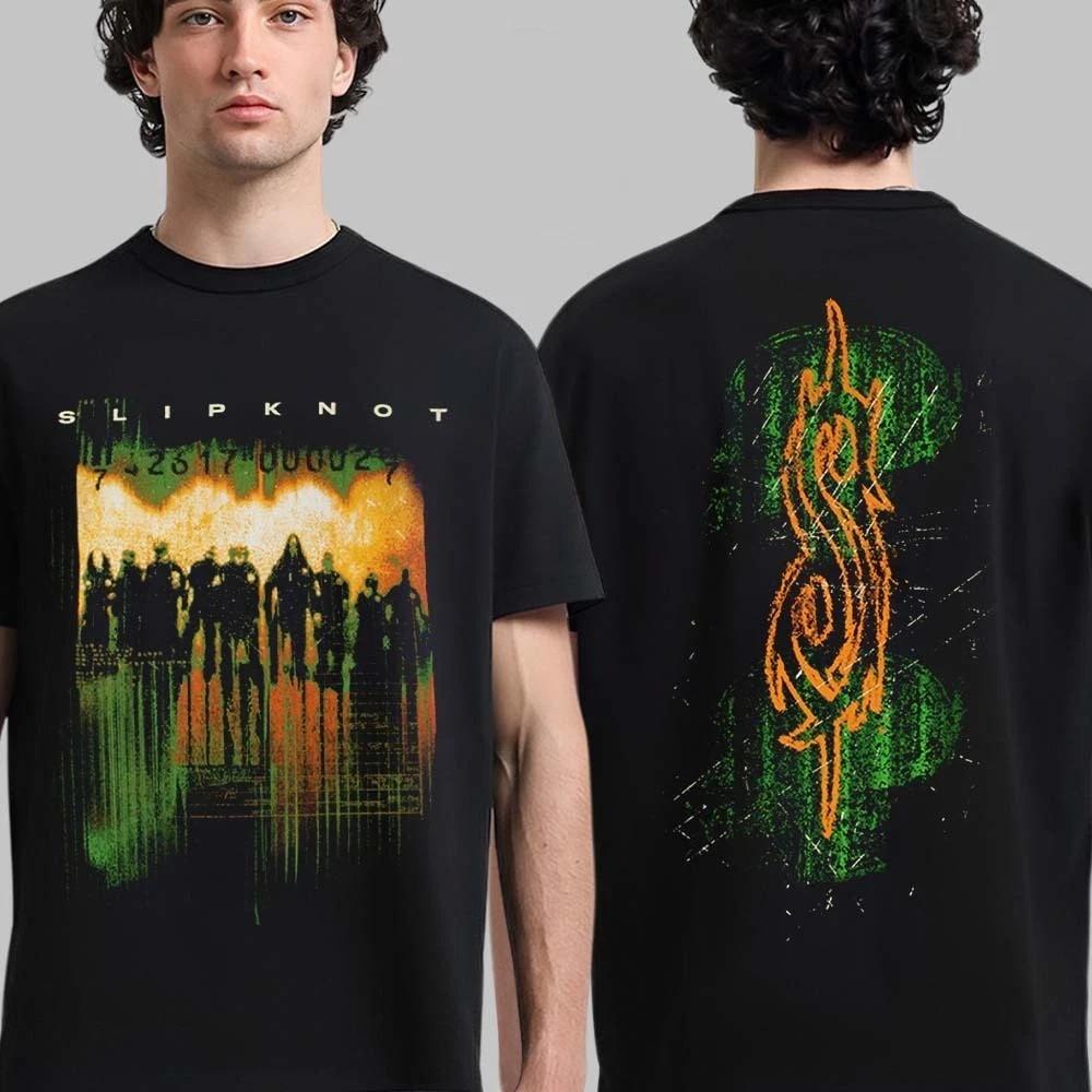 Slipknot 1999 Self Titled Era With Tribal S Two Sided T-Shirt Unisex T-Shirt XL