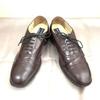 80s 90s Vintage Bostonian Size 9.5D B 27.0 27.5cm Semi Brogue Leather Shoes Dark Brown(USED)