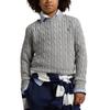 Polo Ralph Lauren Ribbed Knit Cuff Crew Neck Long Sleeve Sweater Kids sweater CWPOSWEY6820334-250