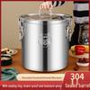 Extra Thick 304 Stainless Steel Pest & Moisture-Proof Food Storage Container