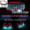 Voice-Controlled LED Trendy Light-Up Shutter Glasses for Festivals