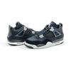 DH7138-006 Nike Air Jordan 4 SE Black And Light Steel Grey Canvas Fire Red White