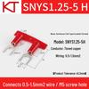 KT Keshitong Nylon Fork Terminal SNY1.25/2/3.5/5.5 with Copper Nose - National Standard Cold-Pressed Terminal