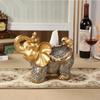 European-style Luxury Retro Elephant Tissue Box Living Room Napkin American Pumping Home Decoration Ornaments