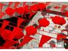 Festone Triangolare Rosso Personalizzabile per Decorazioni di Matrimonio